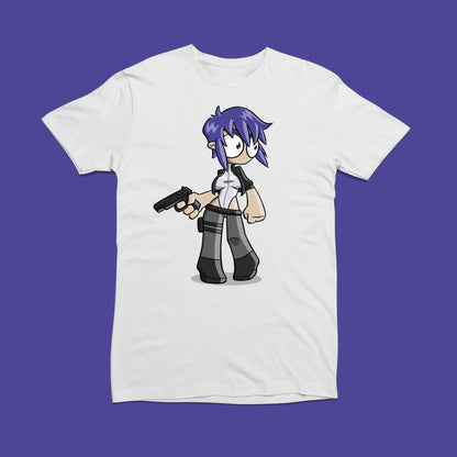 Playera Motoko Kusanagi de Ghost In The Shell - Ilustración Chibi